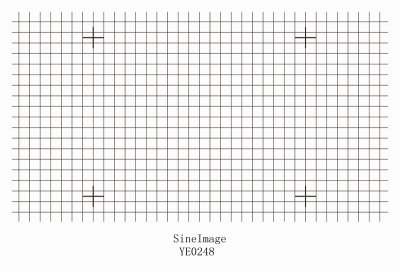 Distortion Grid Test Chart